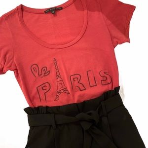 URBAN OUTFITTERS Le Paris Graphic Printed Tee
